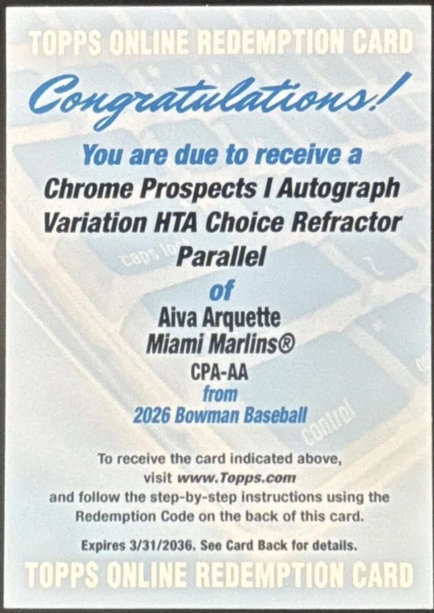 Aiva Arquette #CPA-AA