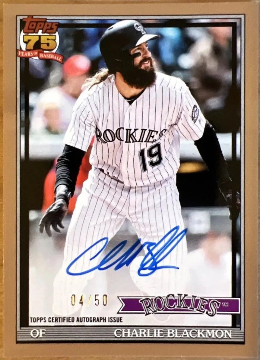 Charlie Blackmon #91B2-CBL