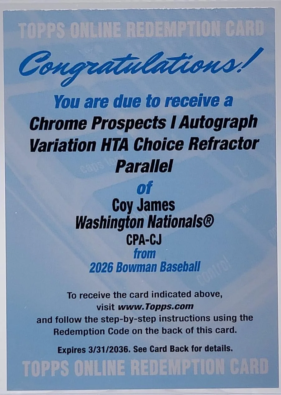 Coy James #CPA-CJ