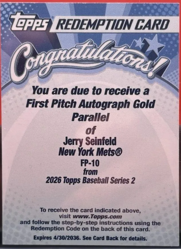 Jerry Seinfeld #FP-10